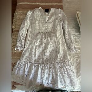 Just Taylor white dress